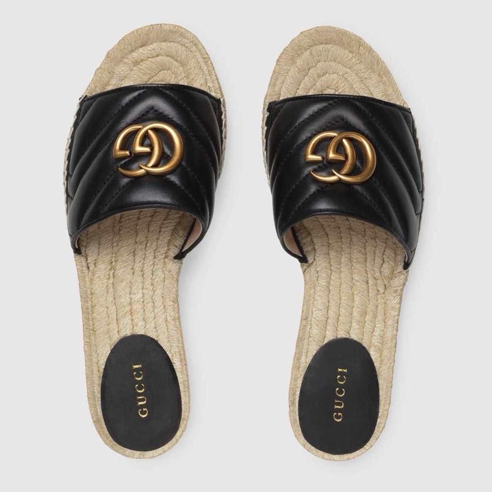 GUCCI Marmont Matelasse Espadrilles